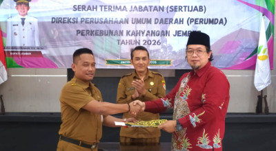 Pelantikan Direksi Baru PDP Kahyangan Jember Digelar Sederhana, Ini Alasannya