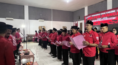 Panaskan Mesin Politik, Lima PAC PDIP Kota Probolinggo Resmi Dilantik