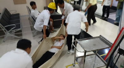 RSUD dr Iskak Tulungagung Gelar Simulasi Penanganan Bencana dan Kegawatdaruratan