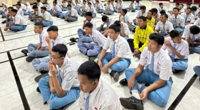 Ratusan Siswa TITL SMKN 5 Surabaya Terlindungi JKK dan JKM