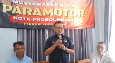 Zainul Fatoni Pimpin Cabor Paramotor Kota Probolinggo, Dorong Sport Tourism