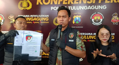 Culik Balita, Perempuan Asal Lampung Ditangkap Satreskrim Polres Tulungagung