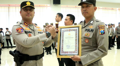 Bongkar Kasus Besar, 27 Polisi Gresik Diganjar Penghargaan