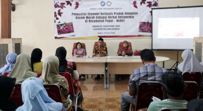 Hilirisasi Riset Ubah Bayam Merah Jadi Peluang Bisnis Baru di Kediri