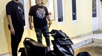Tidur di Pos Ronda, Motor Warga Digasak Maling di Bangsalsari Jember