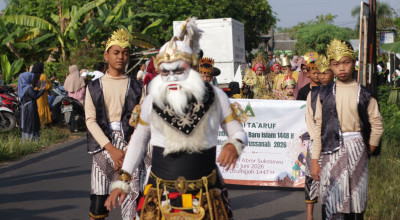 Cara Unik Siswa di Bojonegoro Peringati Tahun Baru Islam 1448 H