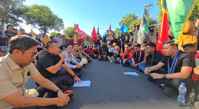 DPRD Surabaya Komitmen Kawal Aspirasi Mahasiswa Cipayung Plus