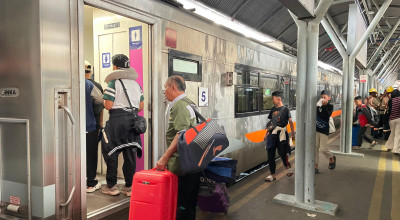 KAI Daop 8 Surabaya Sanksi Puluhan Penumpang yang Merokok di Kereta