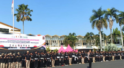 Jaga Kondusivitas, Forkopimda dan Perguruan Silat Jember Gelar Apel Kebangsaan