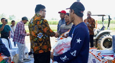 Mas Dhito Bantu Petani 200 Ton Benih Jagung hingga Kepastian Harga Pasca Panen
