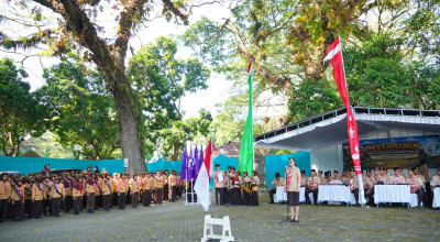 Kak Cicha Buka Pesta Siaga Pramuka di Taman Wisata Ubalan Kediri