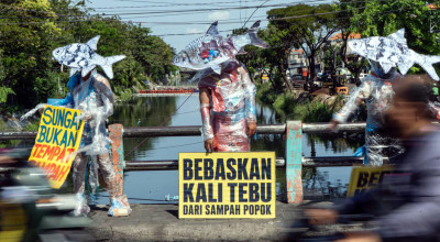 Kali Tebu Surabaya Tercemar, Aktivis Peringatkan Mikroplastik Racuni Ikan