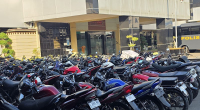 Bising dan Bikin Resah, 21 Motor Berknalpot Brong Terjaring Patroli di Babat Lamongan