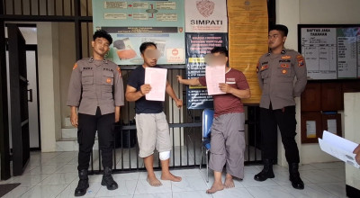 Melawan Saat Ditangkap, Dua Pembobol Toko Bangunan Tulungagung Didor