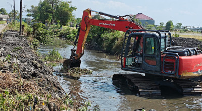 Sedimentasi dan Luapan Air Ganggu Petani, Sungai Kresek Kediri Dinormalisasi