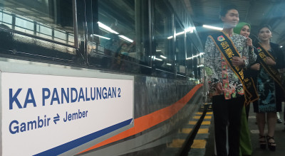 Antusiasme Meroket, Daop 9 Luncurkan KA Pandalungan 2 Relasi Jember-Jakarta