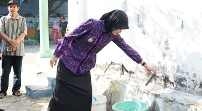 Mbak Vinanda Cek Gangguan Air Akibat Sumur Pompa Produksi Wilis 1 PDAM Rusak