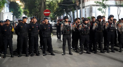 Pengesahan PSHT, Polrestabes Surabaya Kerahkan Pengamanan Gabungan