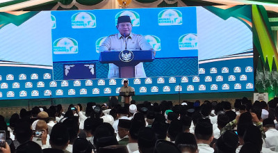 Tutup Munas-Konbes di Bangkalan, Prabowo: NU Benteng Penyelamat Bangsa