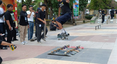 Perayaan Hari Skateboard Sedunia di Tulungagung, Keluhkan Minimnya Pembinaan