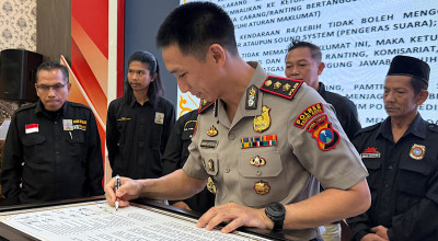 Kota Kediri Deklarasikan Aman Suro 2026, 900 Personel Disiagakan
