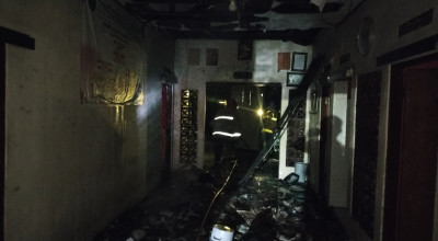 Diduga Karena Korsleting Listrik, Kantor LSM di Lamongan Terbakar