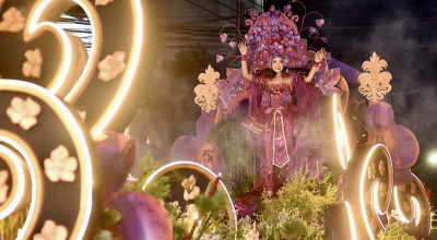 Dhoho Night Carnival 2026 Sedot Ribuan Penonton, Zita Anjani Puji Kreativitas Kediri