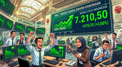 Melesat 1,74 Persen, IHSG Ditutup di Level 6.340