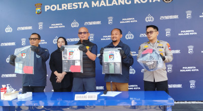 Kecanduan Judol, Buruh Lepas Malang Nekat Bobol Konter dan Gasak 14 iPhone