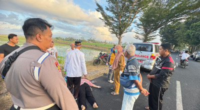 Oleng ke Tengah Jalan, Pesepeda di Tulungagung Tewas Tertabrak Motor