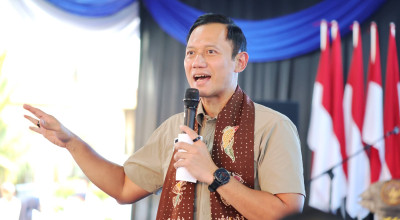 Menko AHY Resmikan Penataan Kawasan Kumuh di Campurejo Gresik