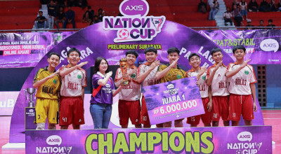 Taklukkan 42 Sekolah, SMAN 12 Surabaya Juara AXIS Nation Cup 2026