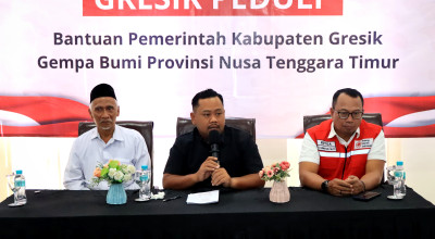 Pemkab Gresik Kirim Bantuan Senilai Rp250 Juta Untuk Korban Gempa NTT