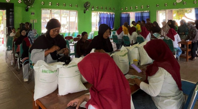 35.336 Warga Kota Kediri Terima Bantuan Pangan Beras, Total Capai 1.060 Ton