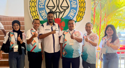 Delegasi KSPSI Perkuat Solidaritas dengan NUBE di Malaysia
