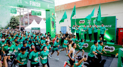 Sebanyak 6.000 Pelari Ramaikan Puncak MILO ACTIV Indonesia Race 2026 di Surabaya