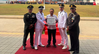 Penggagas Kampung Donor Kidul Besuk Jember Terima Penghargaan