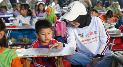 Ribuan Anak TK di Kediri Belajar Lingkungan dan Menabung Lewat Lomba Mewarnai
