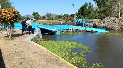 Dinas Pertanian Tulungagung Siapkan  Mitigasi Pasca Ambrolnya Bendung Pacar