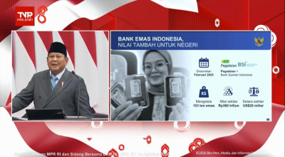 Prabowo Apresiasi Bank Emas BSI, Nasabah Bullion Melonjak 700 Persen