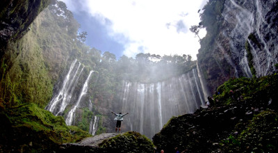 Foto: Tumpak Sewu, Tirai Air dari Lereng Semeru di Lumajang