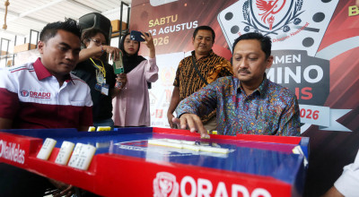 Turnamen Domino Kemerdekaan, 64 Jurnalis Adu Strategi di Surabaya