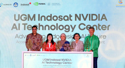 Kemkomdigi, Indosat, NVIDIA, UGM Resmi Buka Pusat Teknologi AI