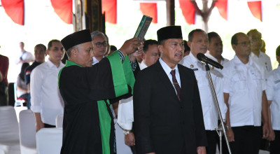 Dilantik Sekda Definitif, Tri Hariadi Catatkan Sejarah di Pemkab Tulungagung