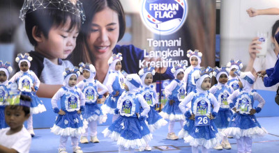 Gerak Cermat Frisian Flag Ajak Anak PAUD Surabaya Aktif Bergerak