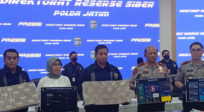Polda Jatim Bongkar Scam Investasi Kripto Jaringan Internasional, Transaksi Tembus Rp3 T