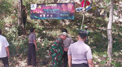 Patroli Gabungan Sisir Hutan di Ponorogo, Ingatkan Warga Ancaman Karhutla