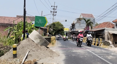 Jembatan Sobo Kediri Diperlebar 3 Meter dengan Anggaran Rp750 Juta