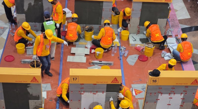 Sika Uji 120 Ahli Pasang Keramik Jatim, Tiket Global Jadi Taruhan