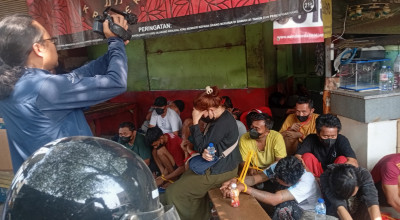 Kampung Narkoba Jalan Kunti Surabaya Digerebek, Belasan Orang Diamankan